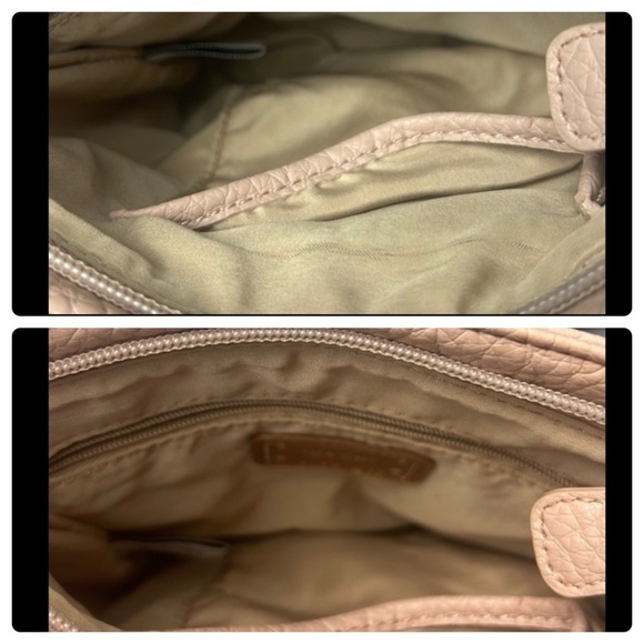 Preloved Nine West Textured Crossbody Adjustable Strap Bag Colour Shade of Peach - Picture 6 of 17